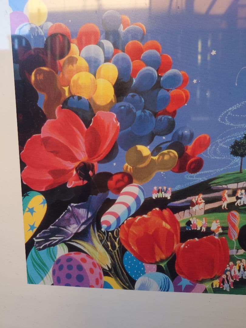 ヒロ・ヤマガタ　ユーロディズニー　額入りポスター