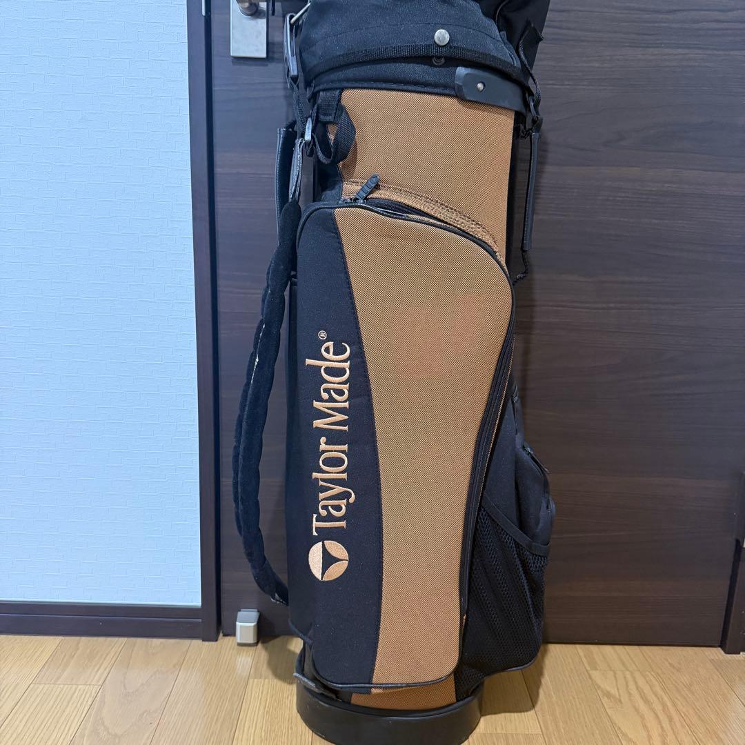 TaylorMade キャディバッグ ゴルフバッグ ブラック・ブラウン