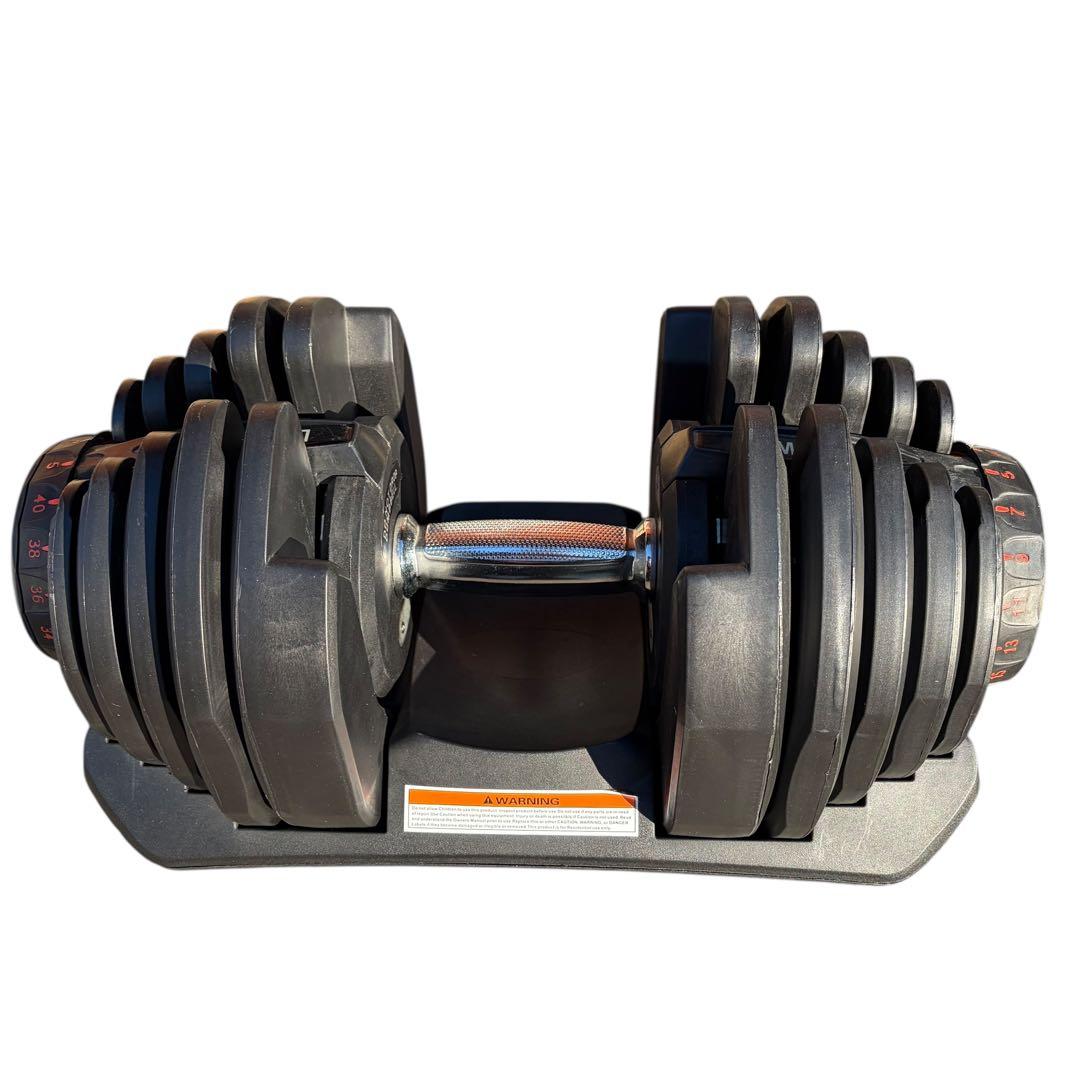 【動作確認済】DUMBBELL 可変式ダンベル 40kg ①