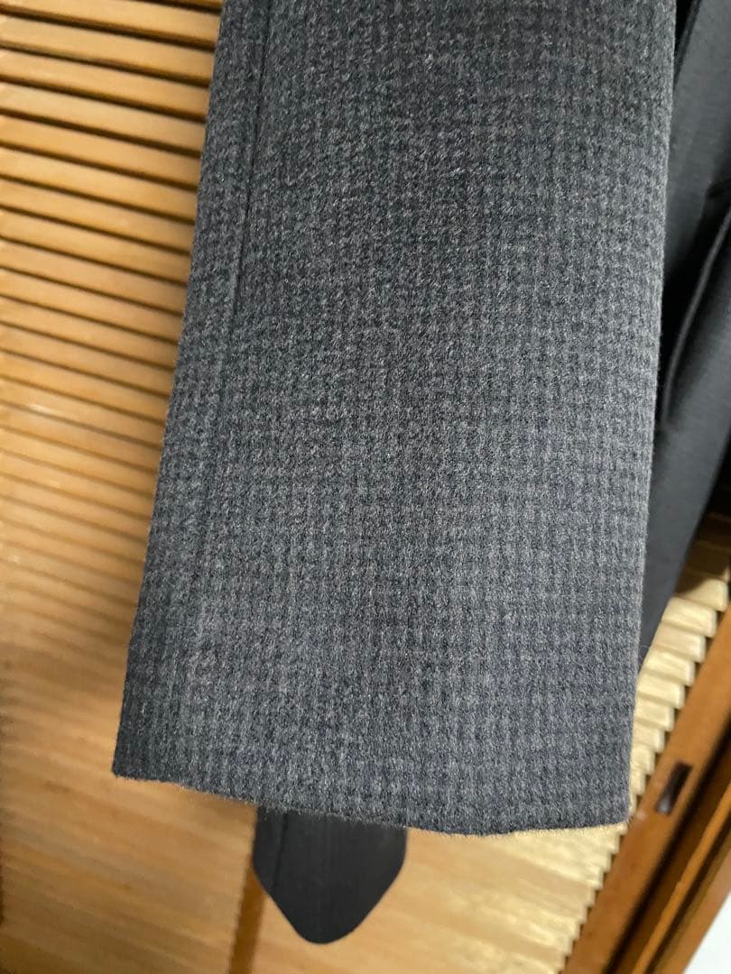 120S メルトン チェック バルカラーコート 2025年12月新品購入品