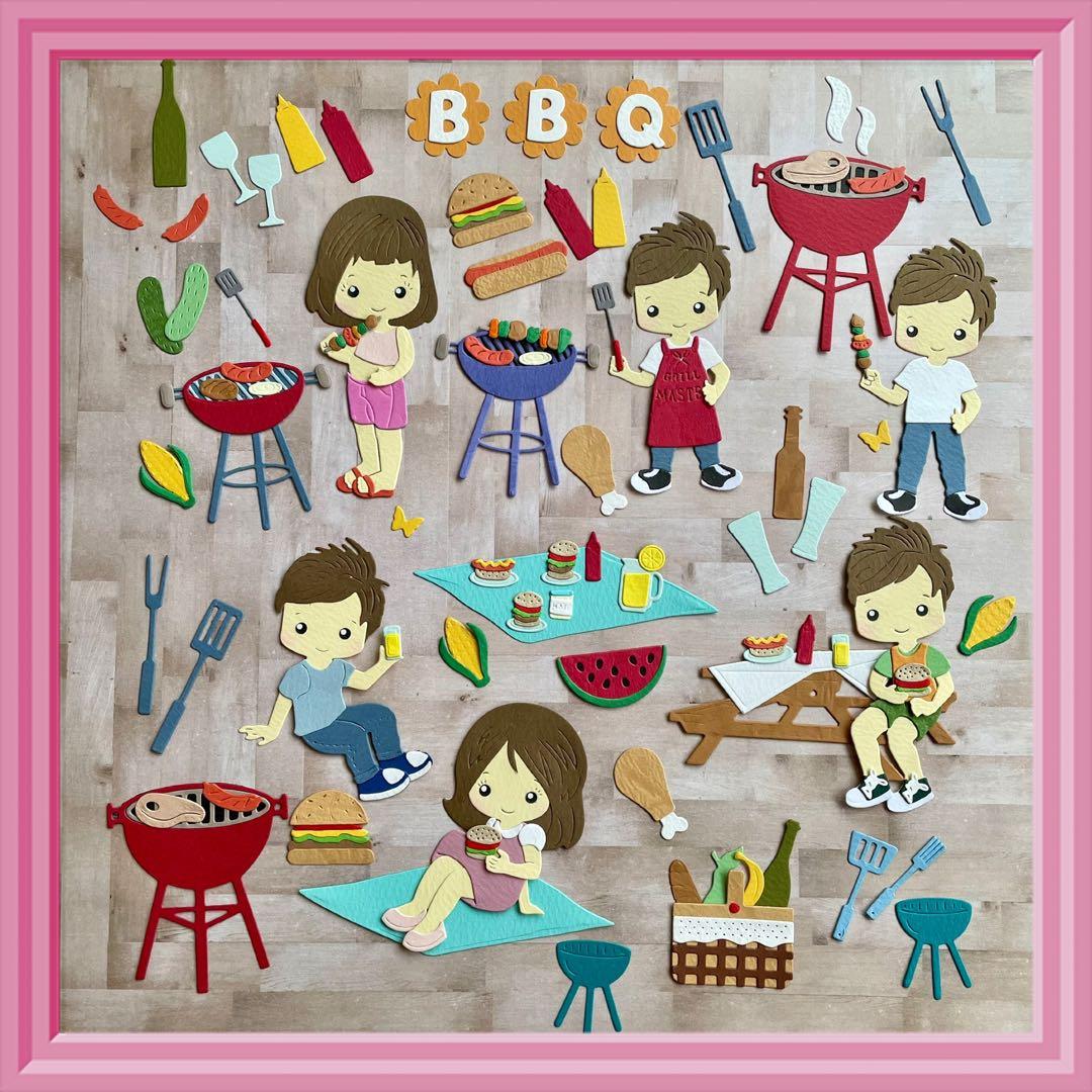 【バーベキュー】サンプルページ（ペーパークラフト クラフトパンチ）