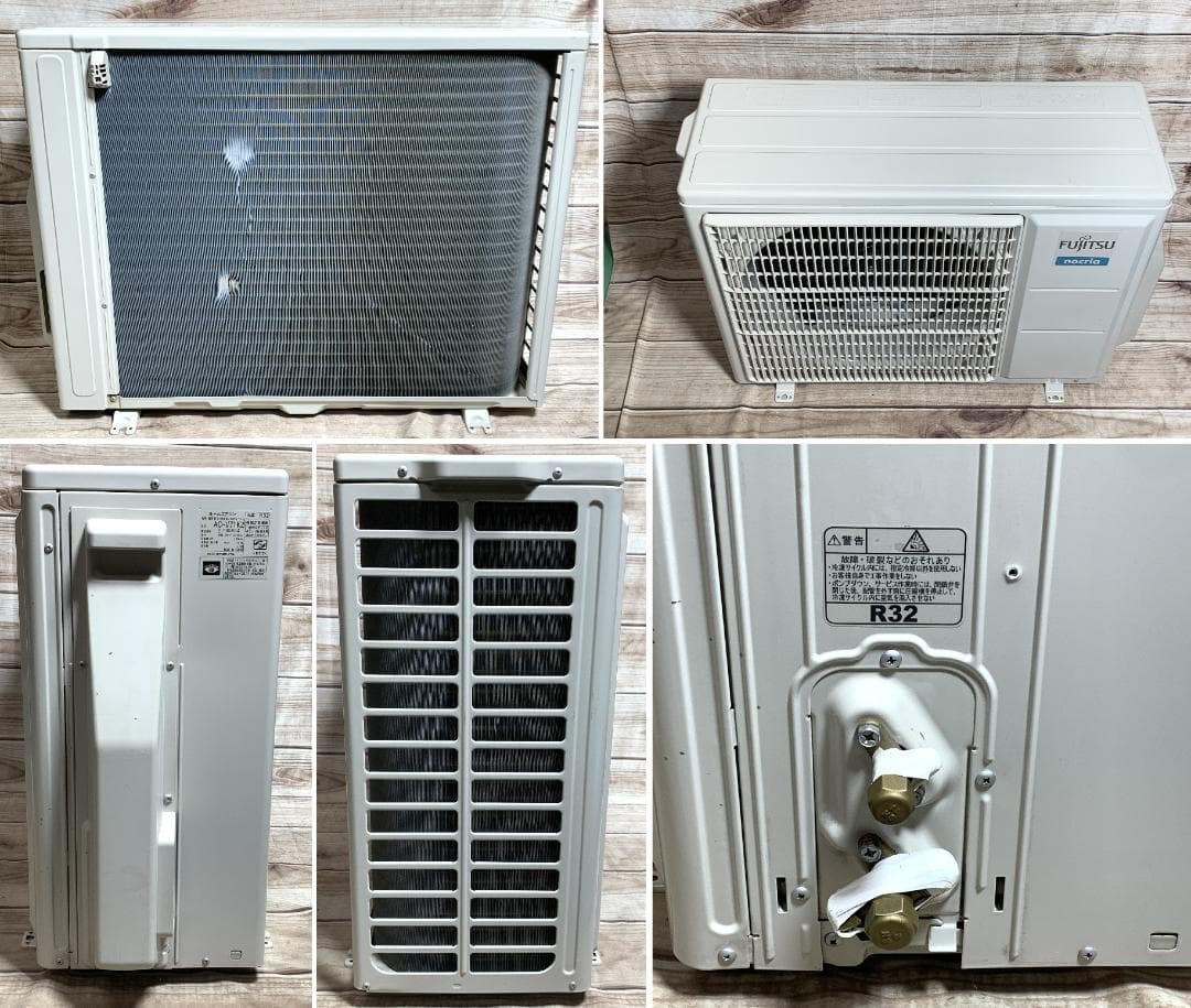 富士通 30畳 7.1kw 200V ノクリア エアコン 21年製 全清掃済♪
