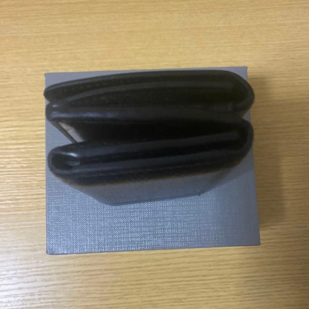 バレンシアガ 三つ折財布 エブリデイ シンプル カーフスキン ブラック