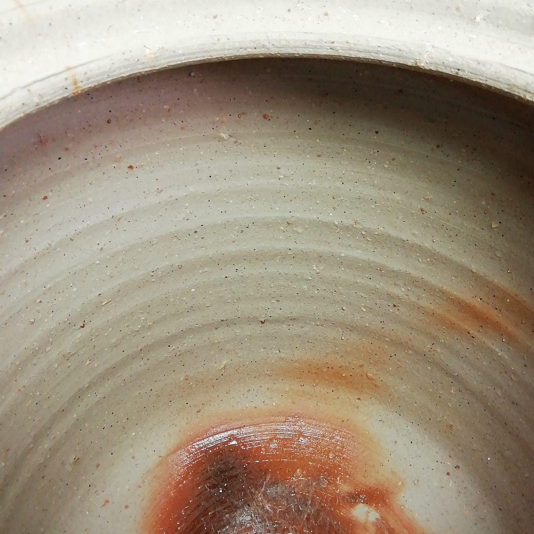 Ｓ４２２　水指　『備前　緋襷水指』『陶秀窯　山本出作』　共箱　茶道具