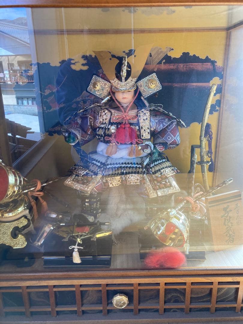 【大特価】伝統的な五月人形 武士の装束