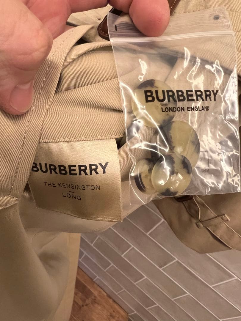 Burberry トレンチコート ベージュ　ケンジントン　ロング