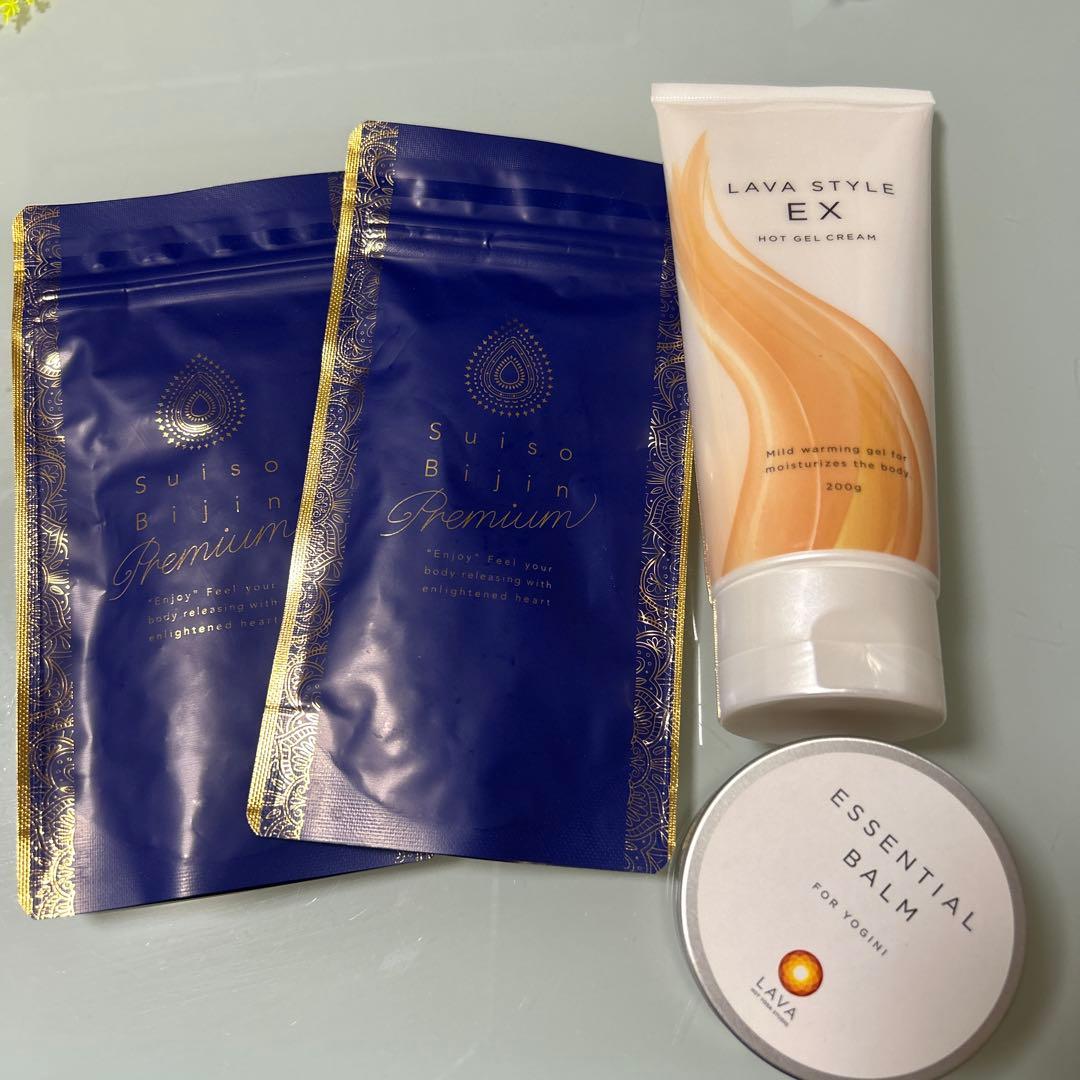 水素美人プレミアム2袋とホットクリーム・バームセット