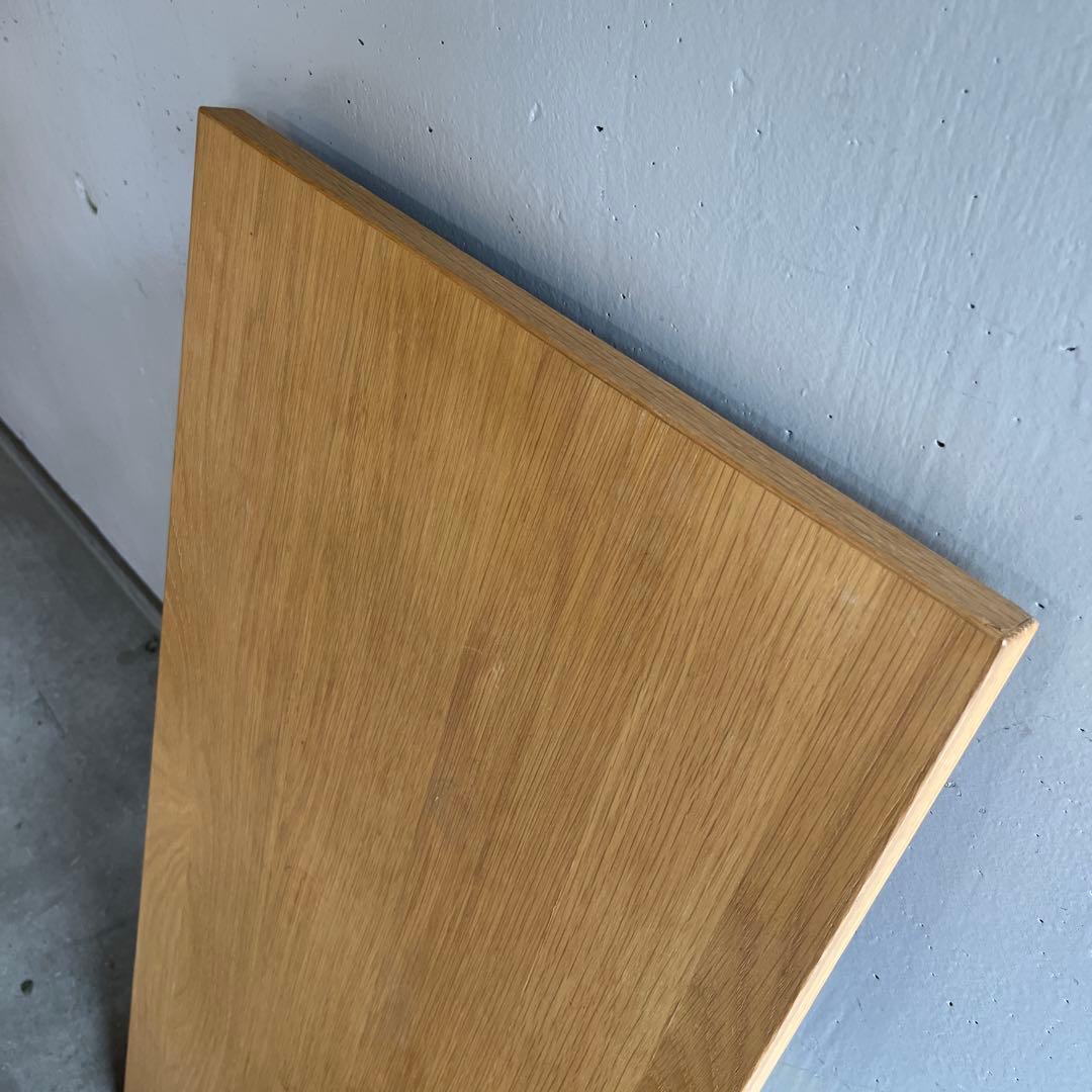 廃盤・希少★無印 折りたたみローテーブル・オーク材・幅９０ｃｍ