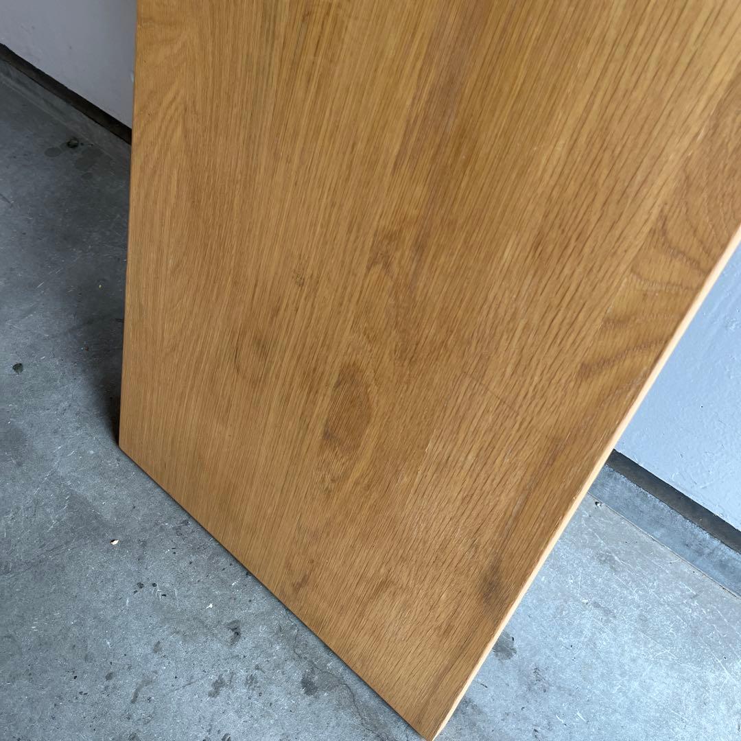 廃盤・希少★無印 折りたたみローテーブル・オーク材・幅９０ｃｍ