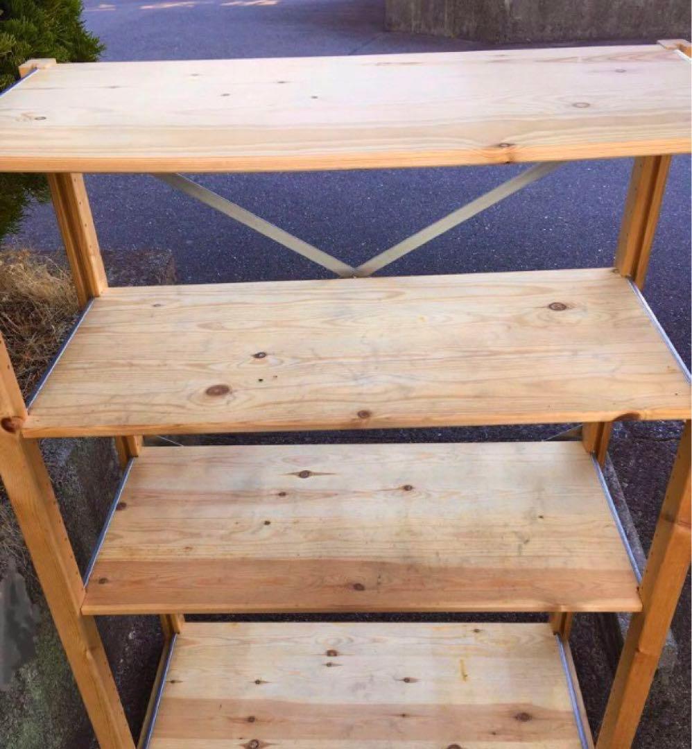 旧型　無印良品パイン材ユニットシェルフ