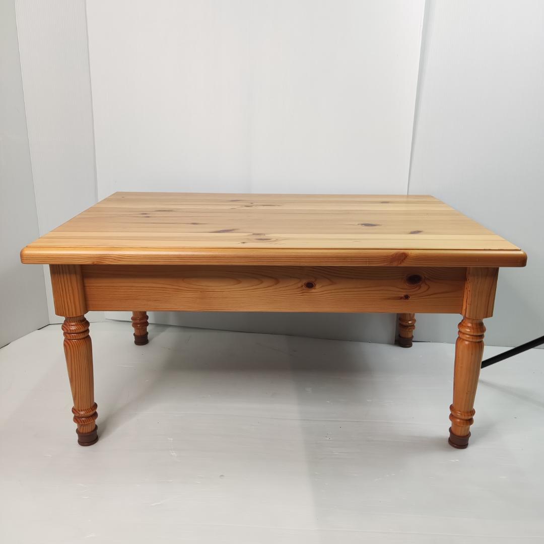 天然木　センターテーブル 引き出し付き 幅/90×奥行/60×高さ/43 cm