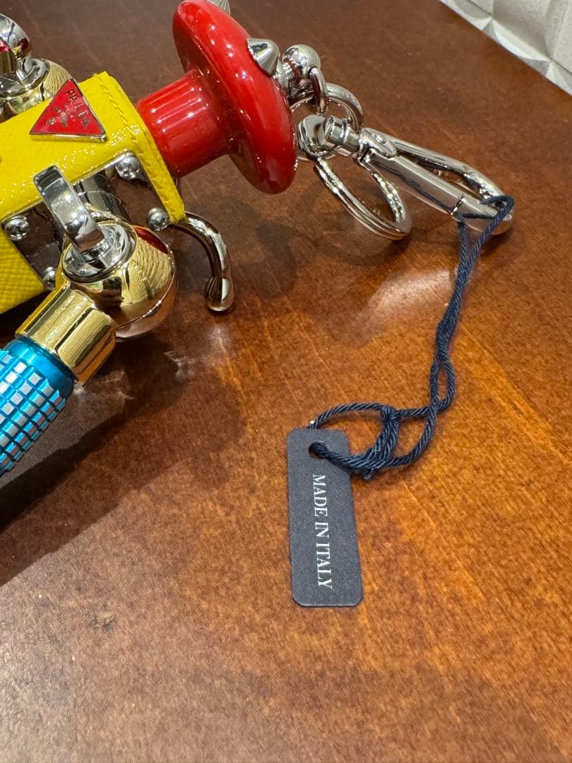 PRADA　プラダ　ロボットチャーム　マルチカラー ステンレス