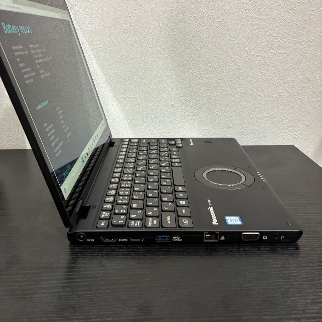 Office レッツノート QV8 黒　i7 8G 512GB Windows