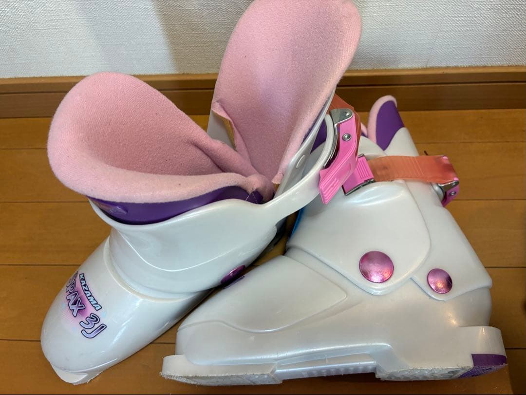 美品ROSSIGNOL スキー板140cm 身長135〜155cm用おまけ付き