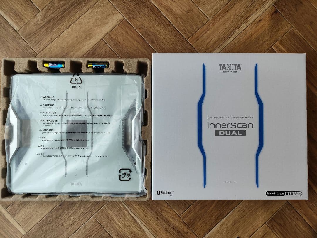 新品未使用タニタ体重体組成計RD-906スマホ連携 体脂肪率 筋肉量 基礎代謝