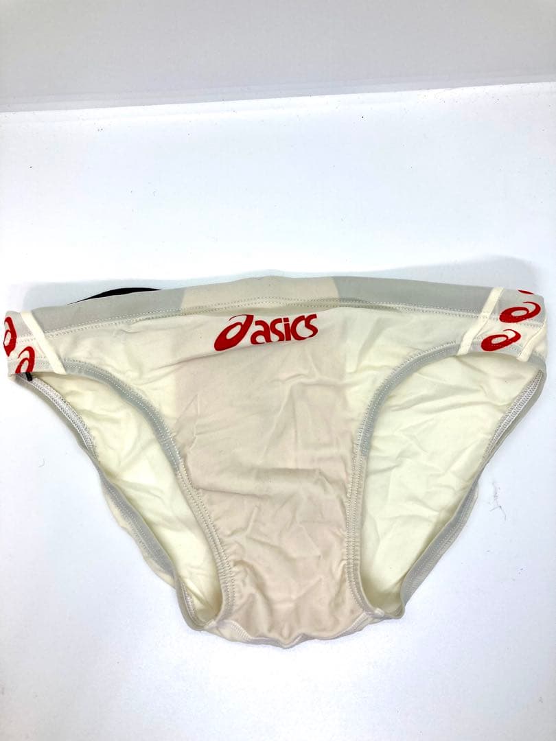 アシックス 競泳水着 ハイドロ P2 サイズ XO ホワイト 旧ロゴ ASICS