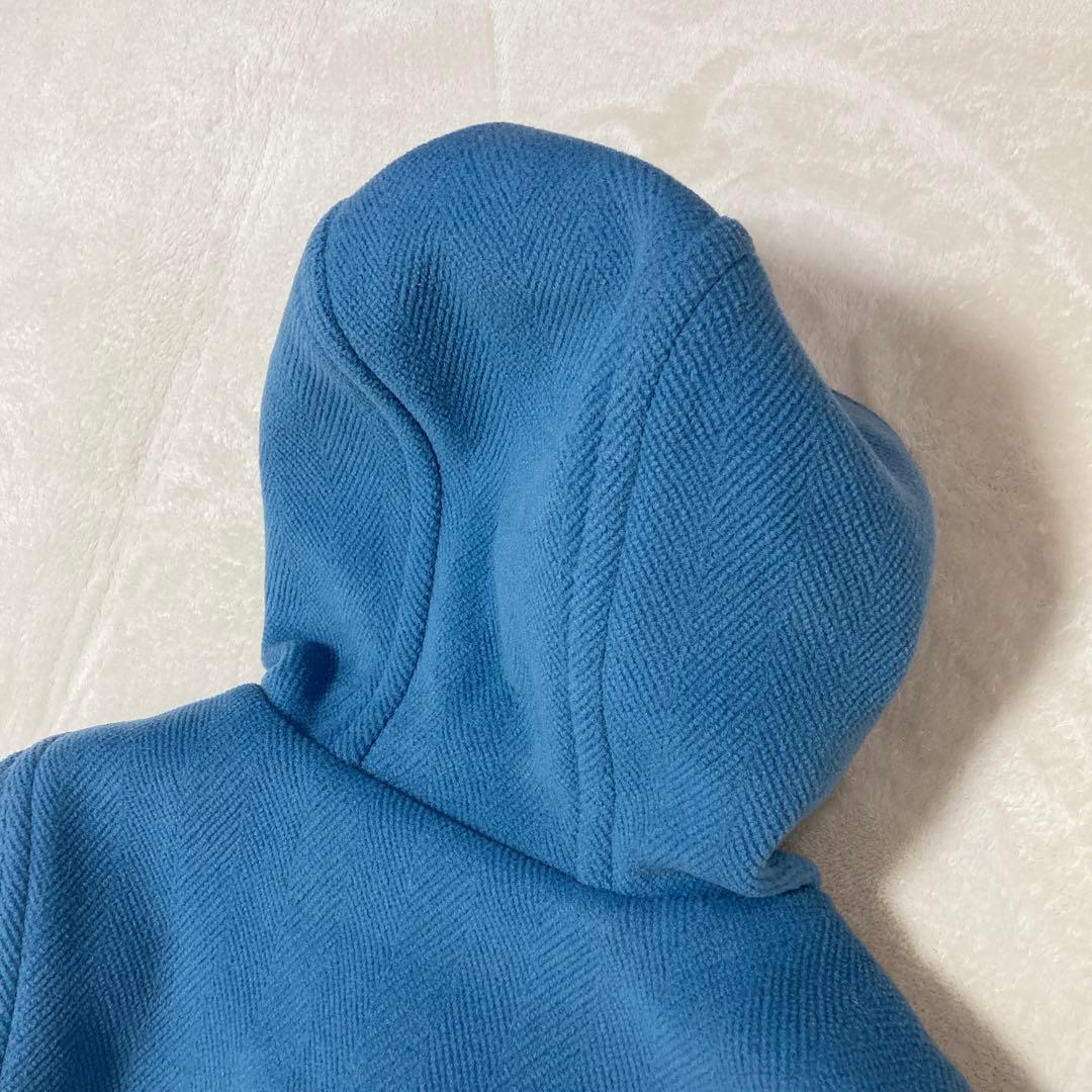 【美品】OLD ENGLAND クラシック ダッフルコート ヘリンボーン ブルー