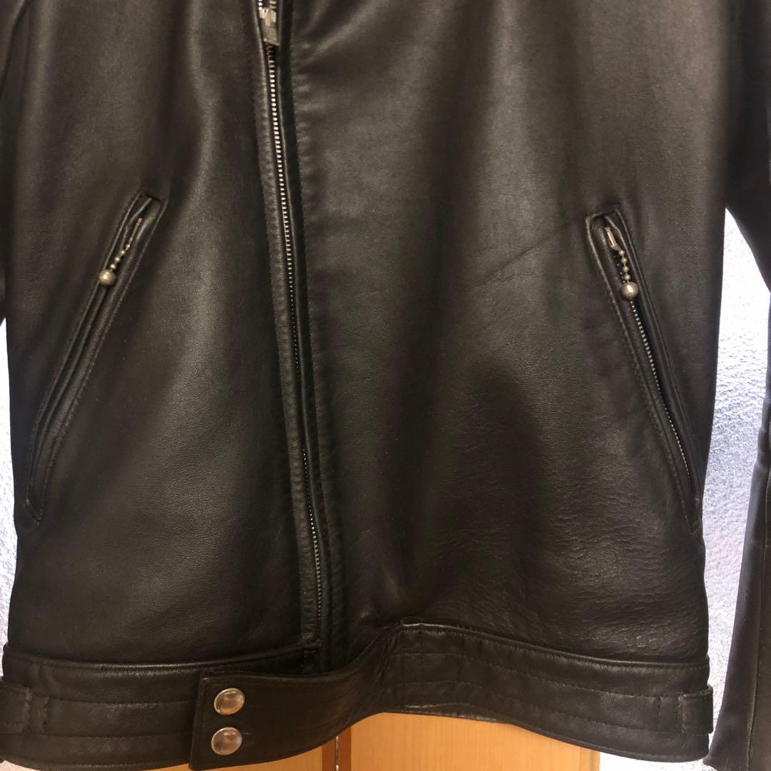 666 ダブルライダースジャケット　スティアハイド