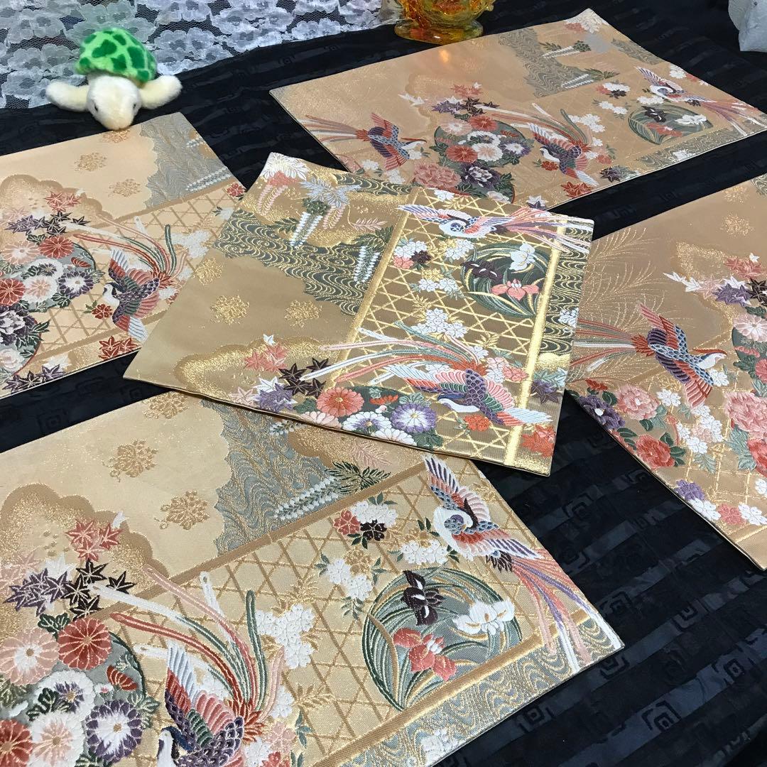 金ちゃんです　鳳凰花紋刺繍　ランチョンマット５点　^_^他２点