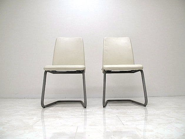 ボーコンセプト　ローザンヌ　本革張りダイニングチェア　2脚セット　　北欧モダン