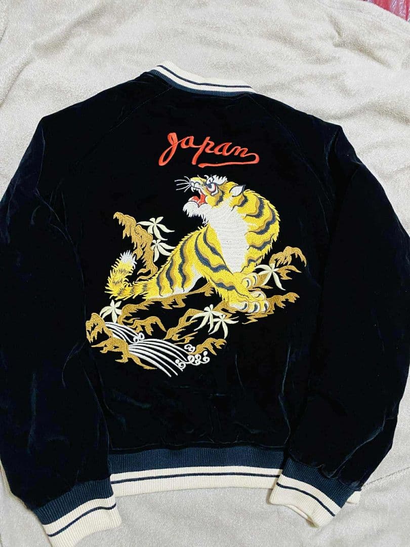 未使用 2面用 NON STOCK & CO 別珍 虎鷲 限定 スカジャン 美品