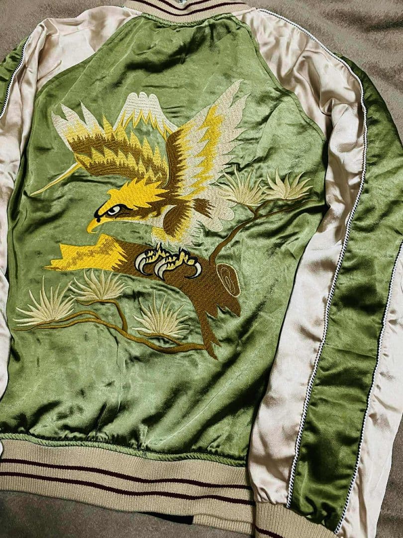 未使用 2面用 NON STOCK & CO 別珍 虎鷲 限定 スカジャン 美品