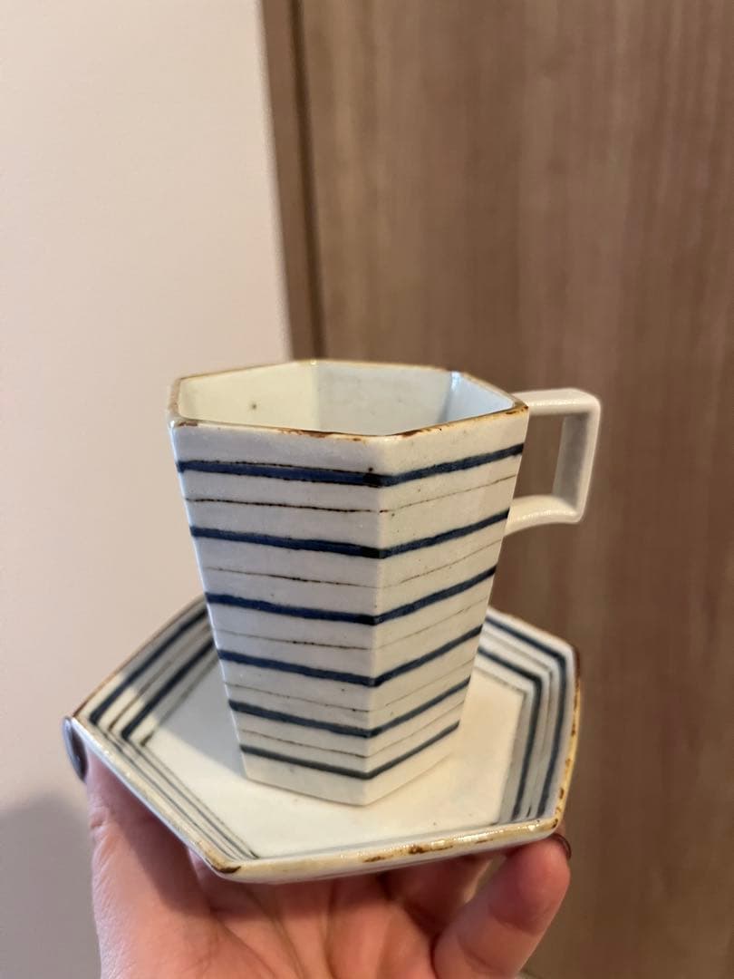 新品❗️人気❗️高島大樹 マグカップ＆ソーサー 作家物