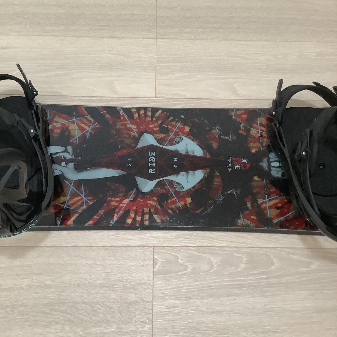 060RIDE WILDLIFE155ROMEメンズスノーボードセット初心者向き