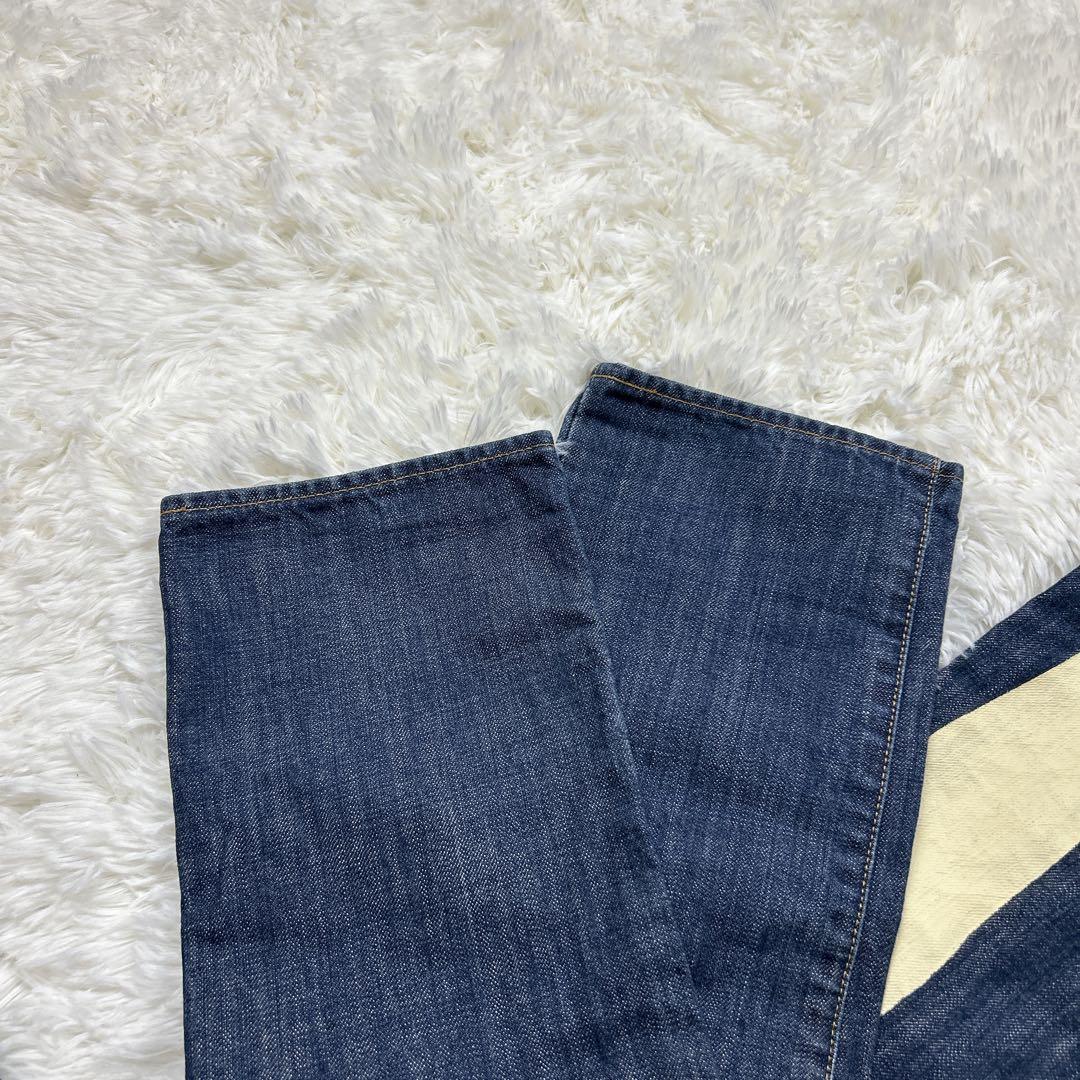 エヴィスドンナ　デニム　白ペンキ　ビッグカモメ　グッドコンディション　大黒