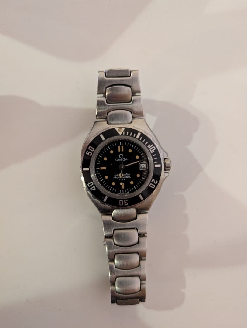 最終価格 ベンツ オメガ OMEGA シーマスター 200 プレボンド ブラック