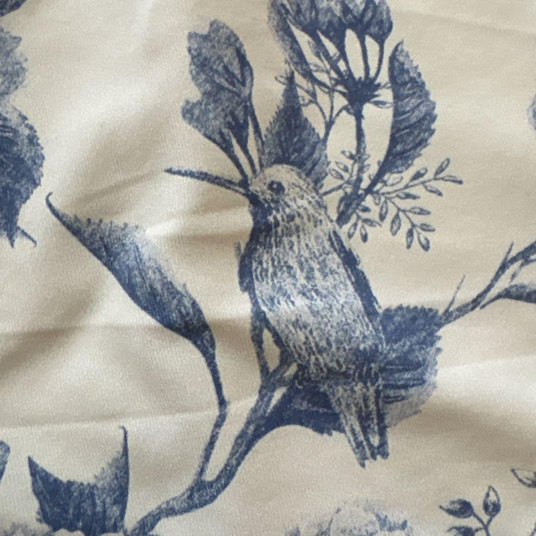 お買得‼︎極上美品Admiral 花柄スカート アイボリー/くすみブルー