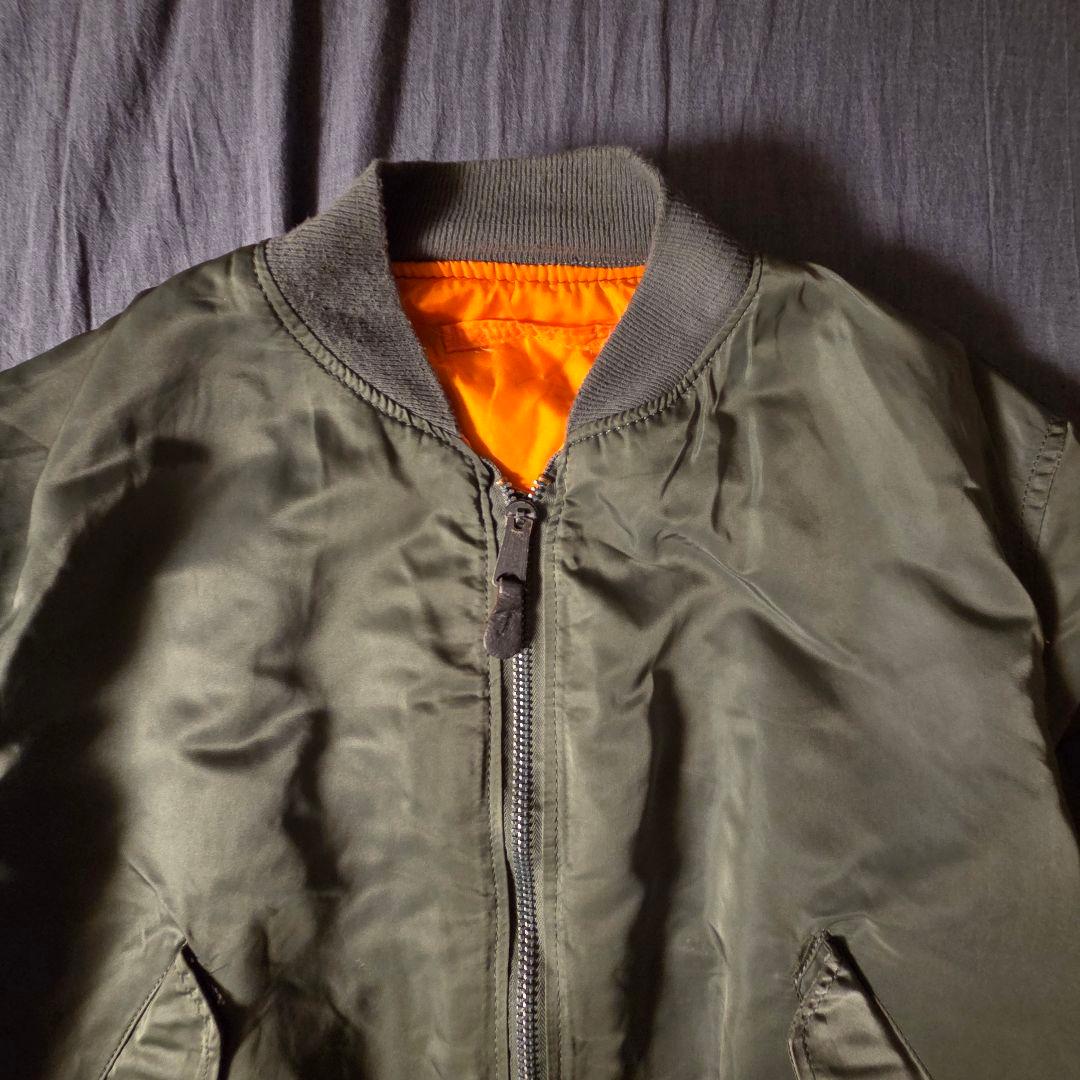 90s USA製 ALPHA INDUSTRIES MA-1 L