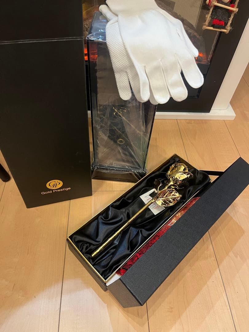 Gold Prestige 金メッキ バラの花