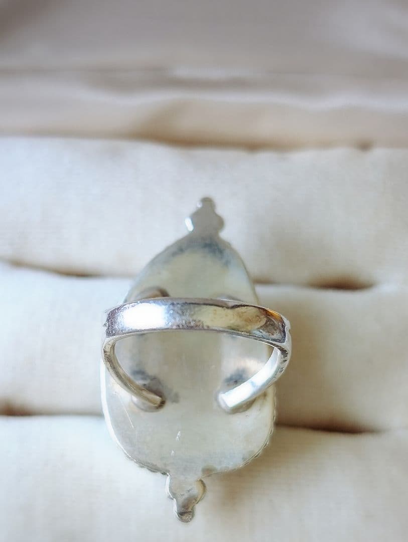 ターコイズ　インディアンジュエリー　 ナバホ　刻印あり　シルバーリング