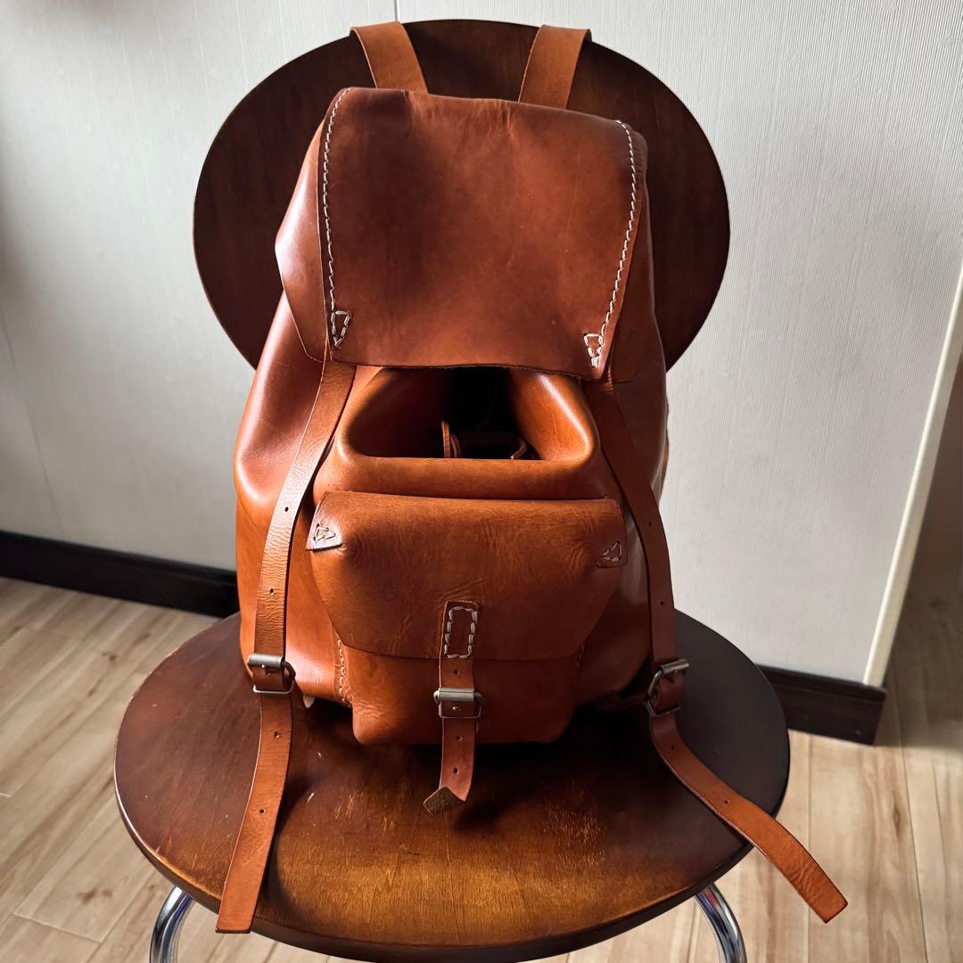 TREK 本革 レザー リュック バックパック ブラウン ヴィンテージ