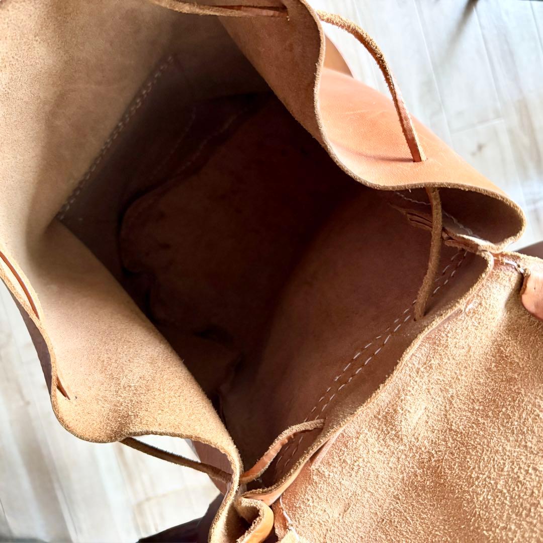 TREK 本革 レザー リュック バックパック ブラウン ヴィンテージ