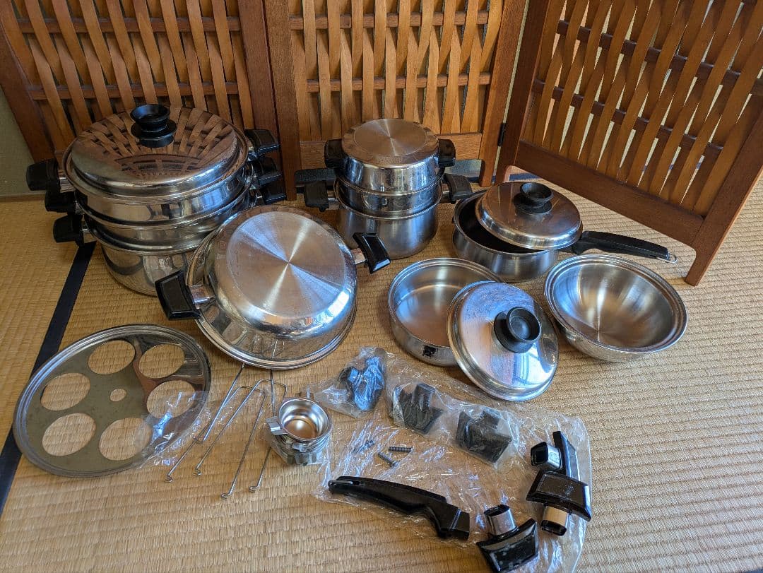 ロイヤルクイーン 大小鍋セット キャセロール スチーマーフライパン