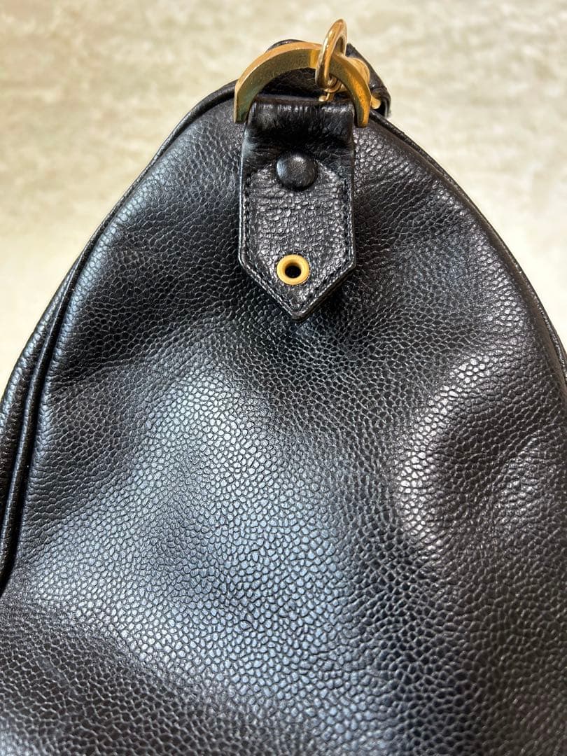 【Fufu】シャネル/CHANEL/ボストンバッグ/ココマーク/レザー