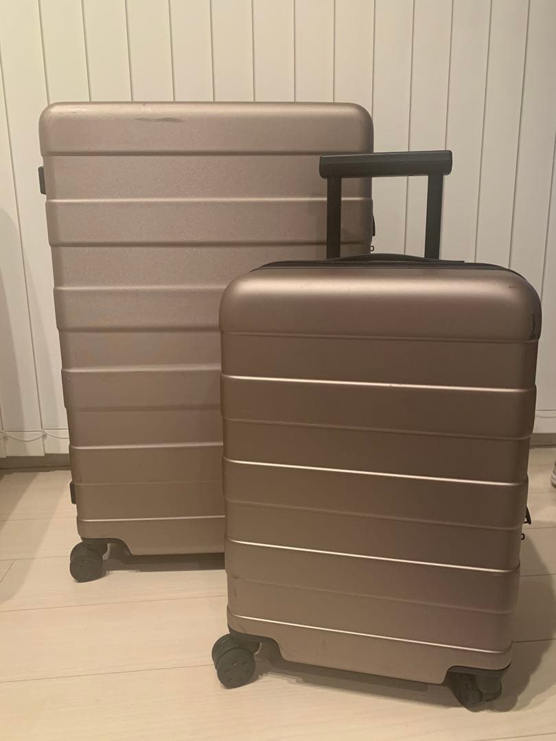 無印　キャリーケース 104L 大容量　大きい　ゴールドベージュ　海外　旅行