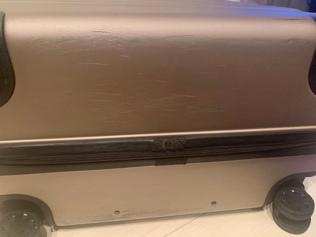 無印　キャリーケース 104L 大容量　大きい　ゴールドベージュ　海外　旅行