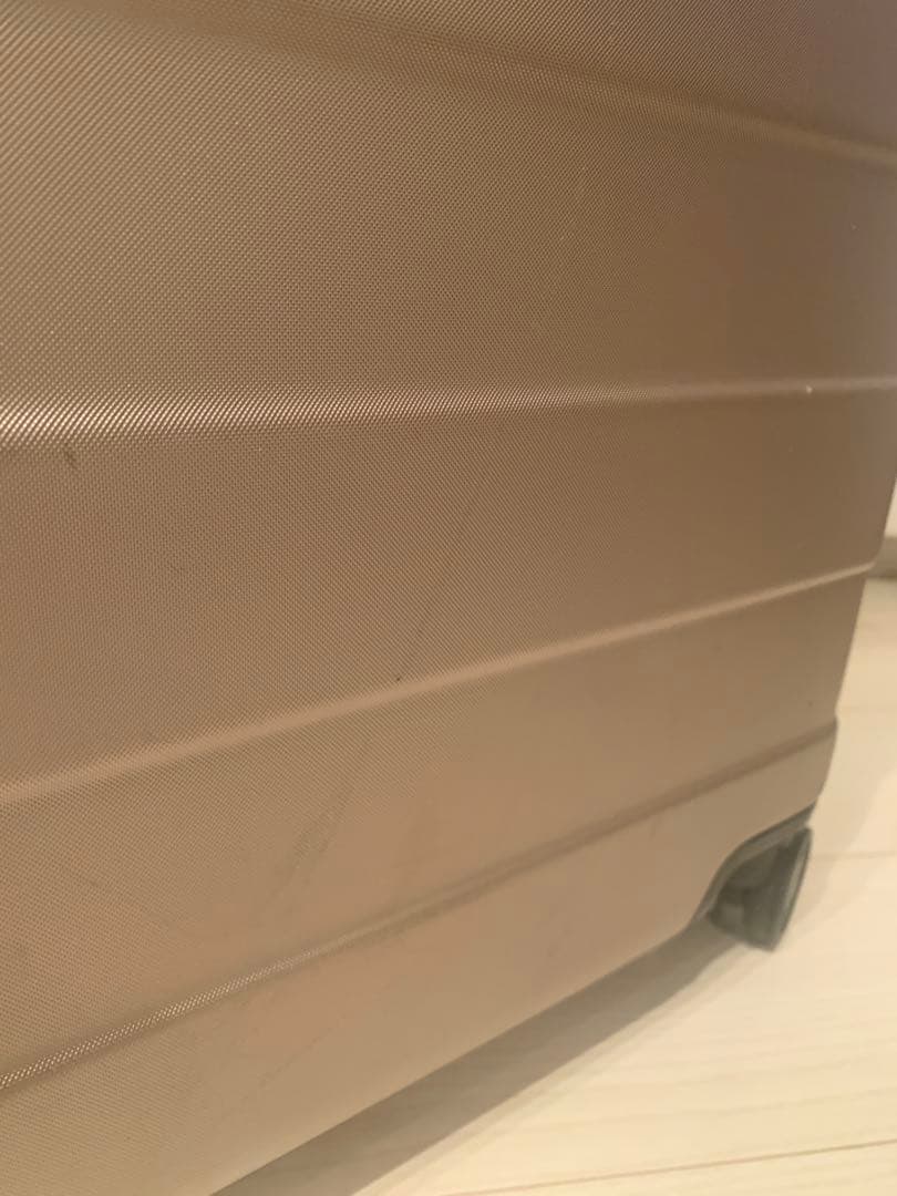 無印　キャリーケース 104L 大容量　大きい　ゴールドベージュ　海外　旅行