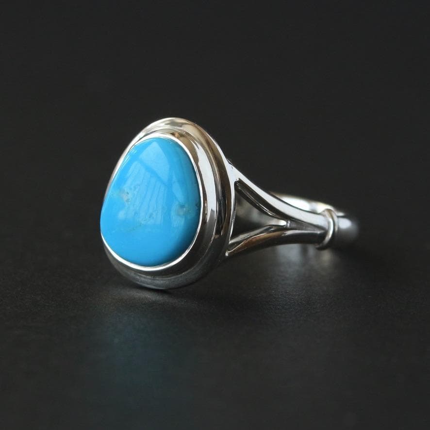 アリゾナ州キングマンターコイズ　リング　Silver925／13.5号