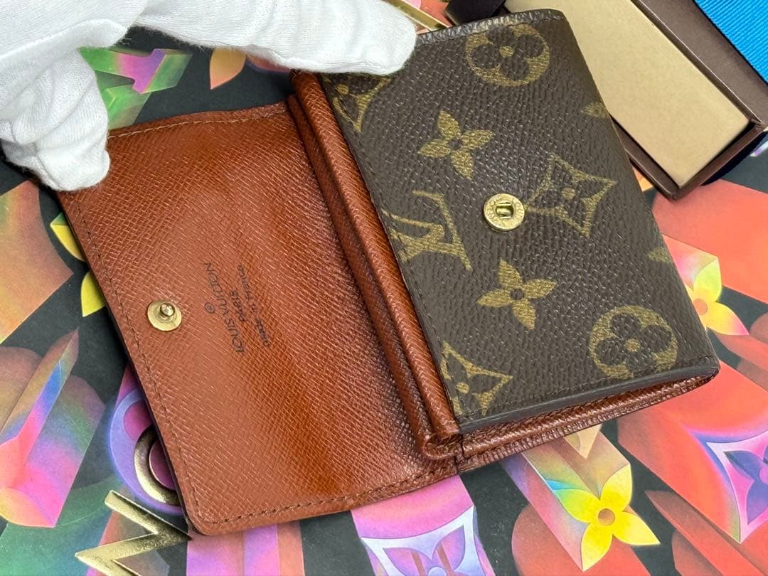 良品！LOUIS VUITTONルイヴィトン　ポルトモネ・プラ　ケース