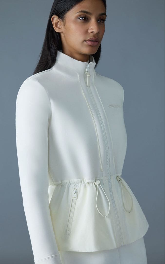 マッカージュ　プリシラ　mackage ホワイト ダウン ベスト ジャケット