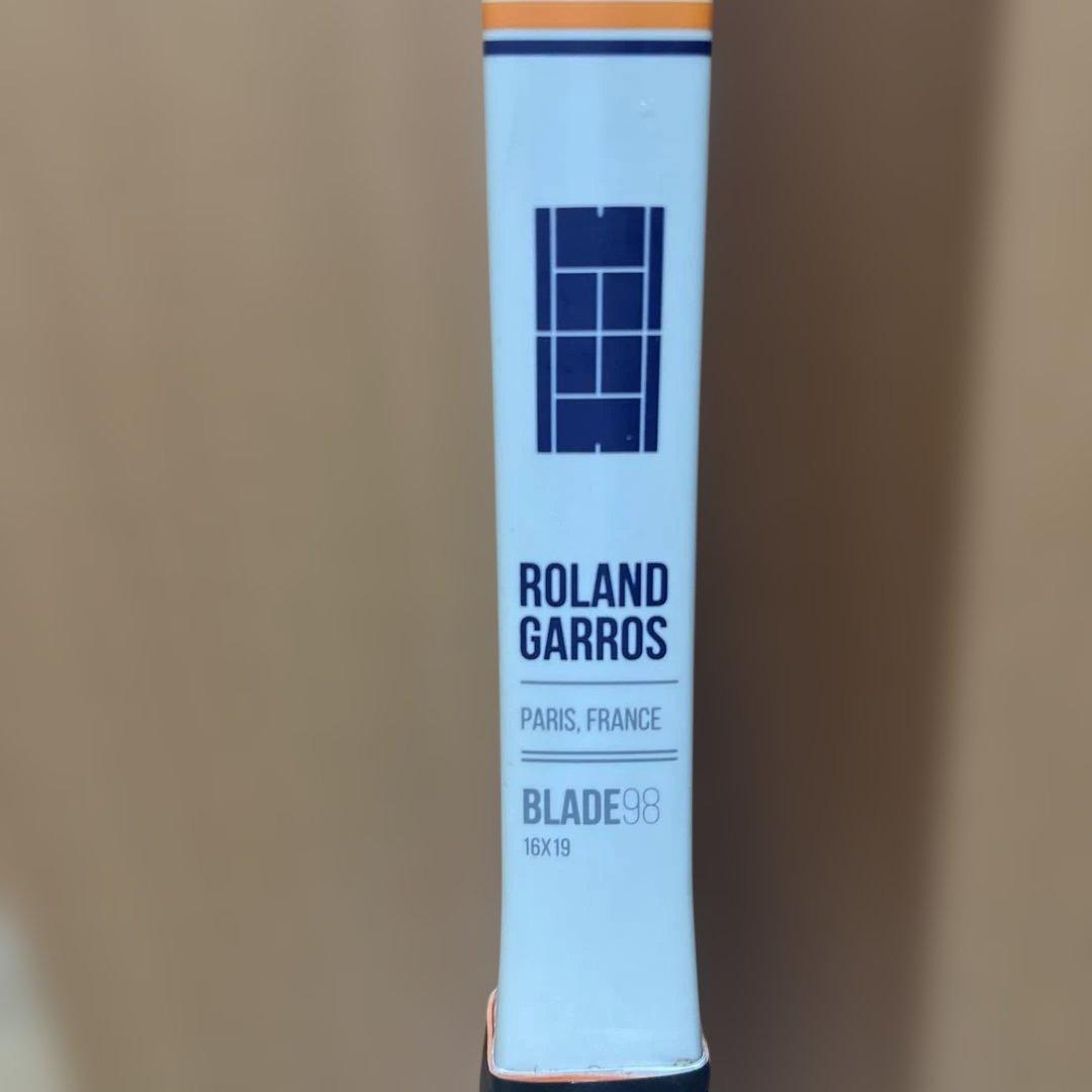 美品 Wilson Blade 98 Roland Garros 305g 希少