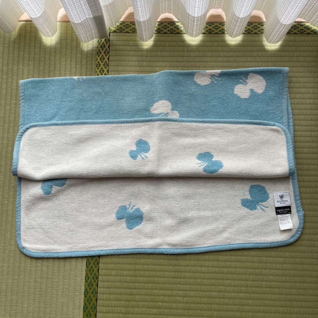 KLIPPAN オーガニックコットン ブランケット 70x90cm