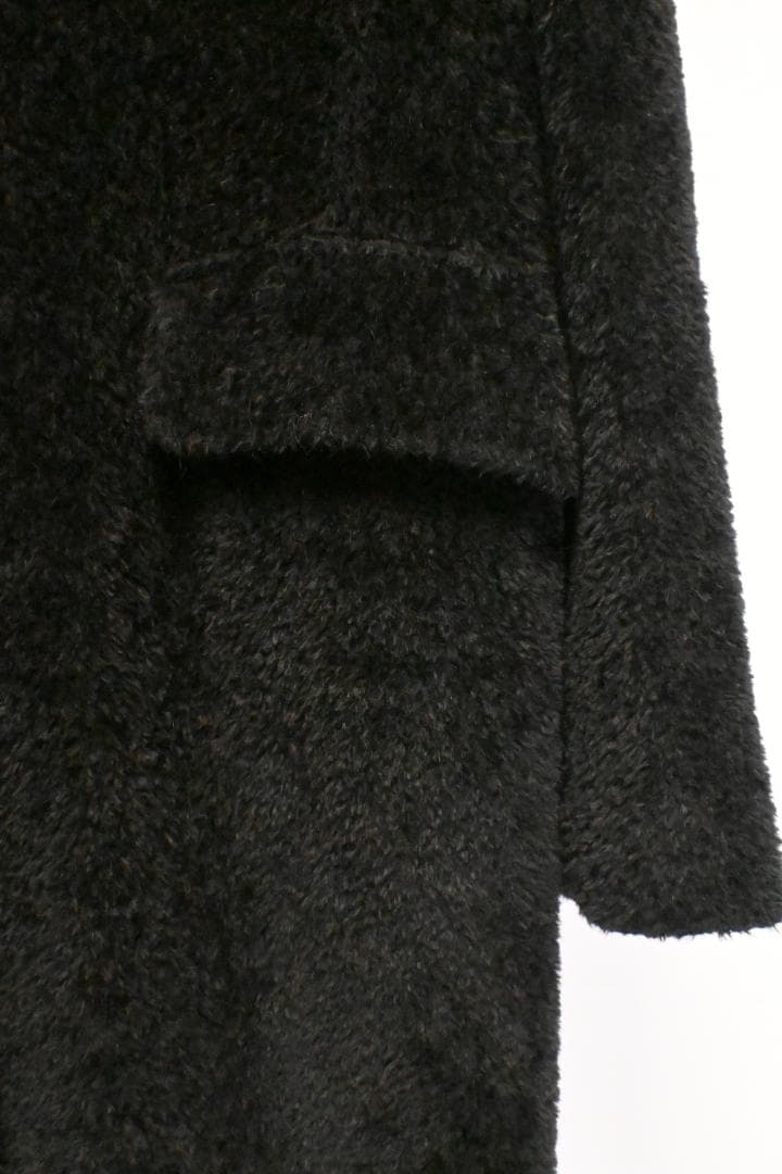 Max Mara シャギーコート ブラック 40サイズ 白タグ アルパカ 美品