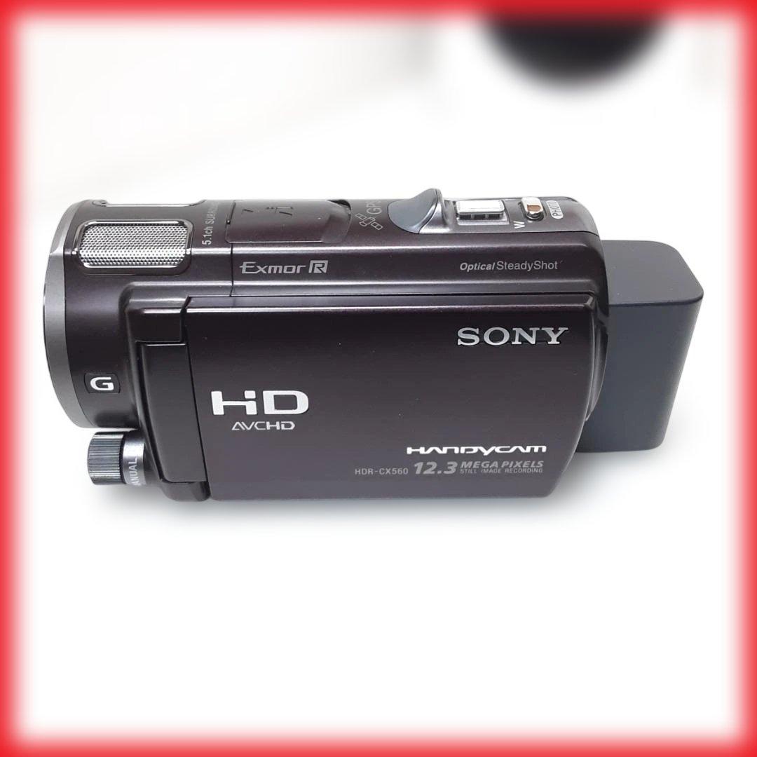 SONY HDR-CX560 ビデオカメラ 本体　拡張バッテリー付き