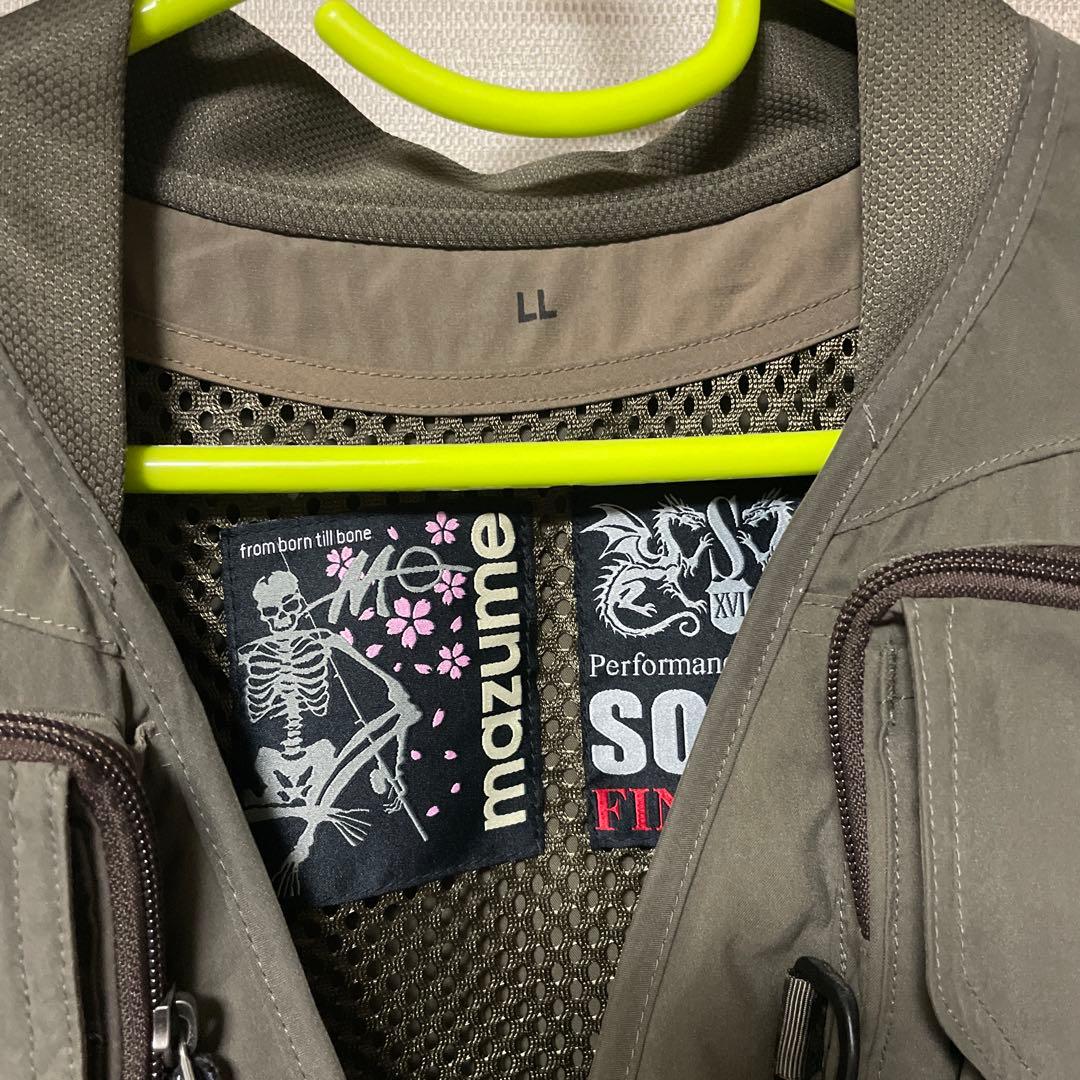 SOULS FINALIST×mazume　フィッシングベスト ＬＬサイズ