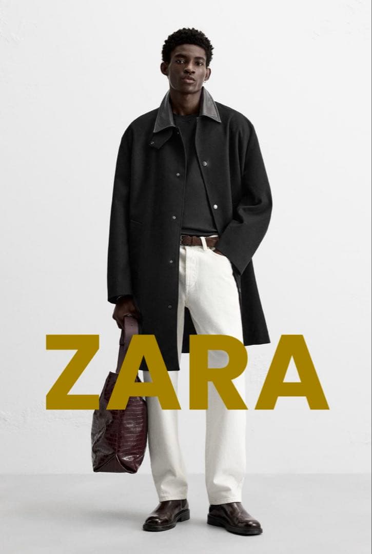 ZARA レザーカラートレンチコート　LIMITED EDITION